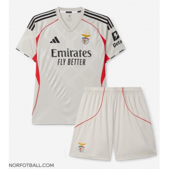 Billige Fotballdrakt Benfica Replika Bortedraktsett Barn 2025-26 Kortermet (med bukser)
